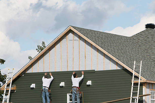 Professional Siding Contractor technician working in Lumberton, NJ